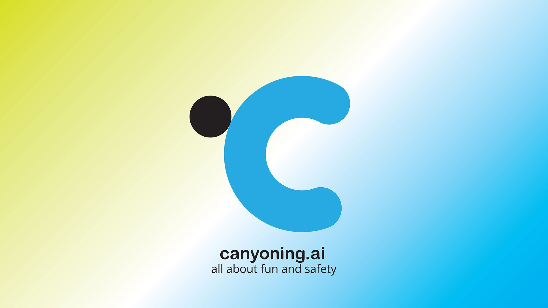 The creation of canyoning.ai logo